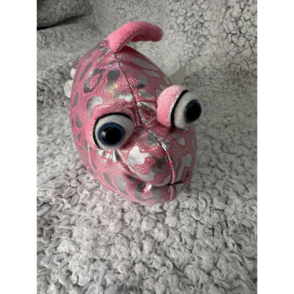 Lot of 3. Ganz Lil' Kinz ~ 8" PINK GLITTER FISH.